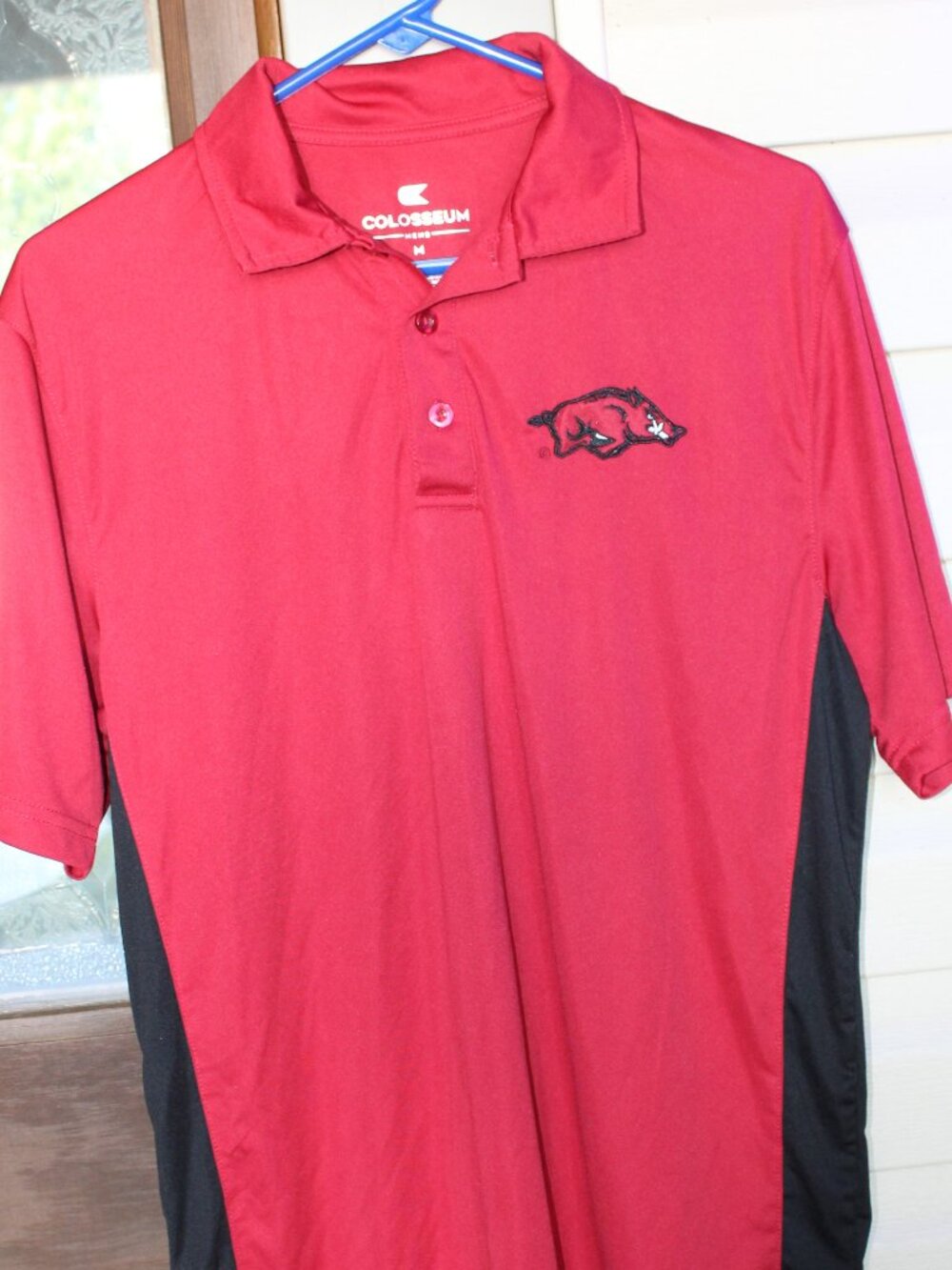 University of Arkansas Razorbacks Polo Size Medium